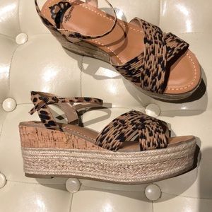 Fergalicious leopard, Pardy sandal in size 8 NEW